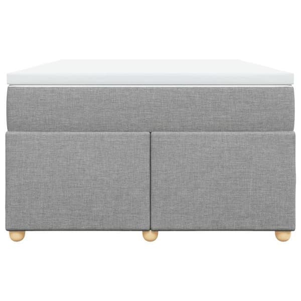 Maison Exclusive - Madras med lameller i lys grå 120x200cm Stof