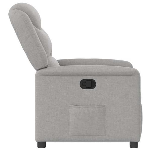 Maison Exclusive - Grå moln tyg reclinerfåtölj