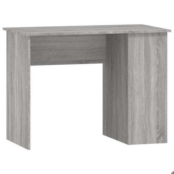 Kontor - EKSKLUSIVT HUS - Sonoma grå - 100x55x75 cm - Ingeniørtræ - 2 rum Sonoma grå
