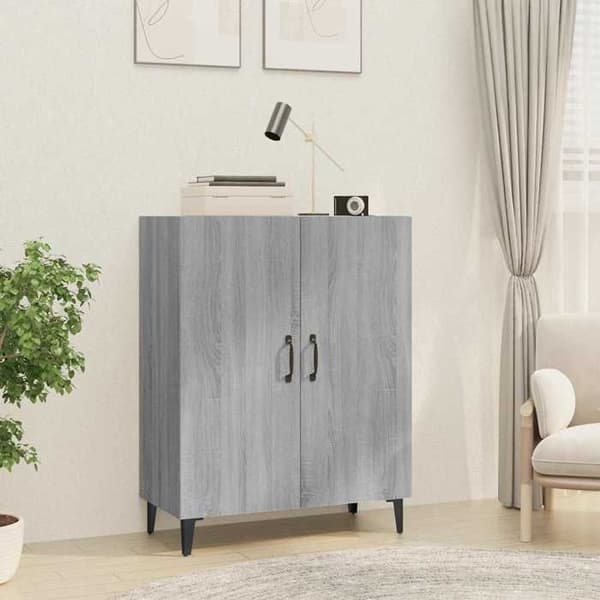 Maison Exclusive - Buffet Sonoma grå 70x34x90 cm Ingeniørtræ grå