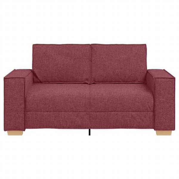 Maison Exclusive - Sofa 2 pladser Rød vin 160x78x84 cm Stof