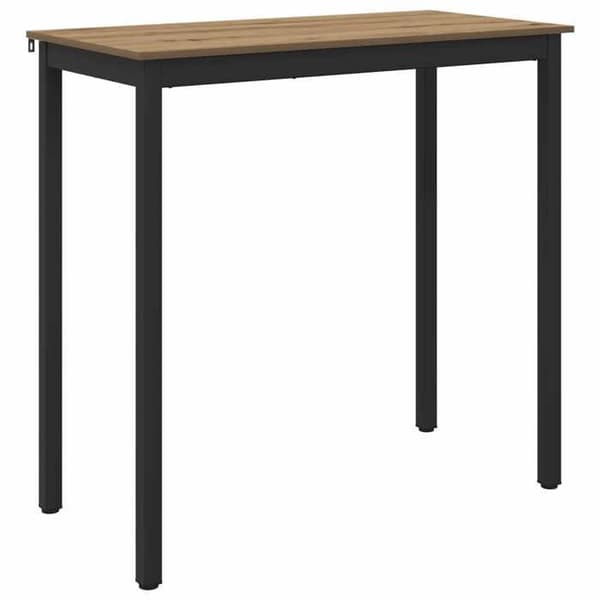 Maison Exclusive - Stående barbord i ingeniørtræ, rektangulær