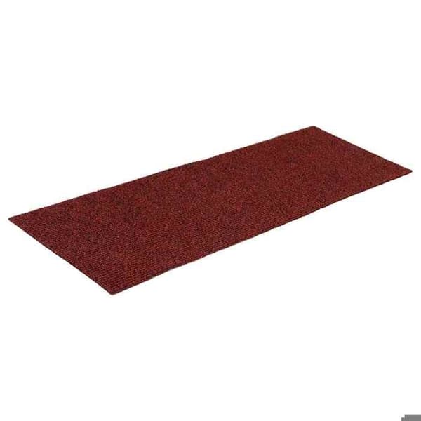 Maison Exclusive - Selvklæbende trappetæpper 15 stk. 60 x 25 cm Bordeaux Rektangulær