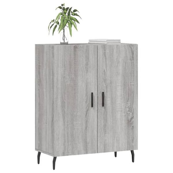 Maison Exclusive - Buffet Sonoma grå 69,5x34x90 cm ingeniørtræ Sonoma grå