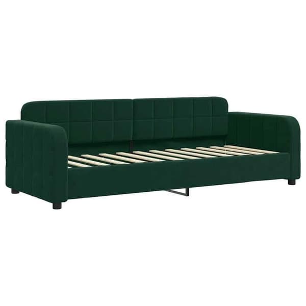 Maison Exclusive - Sängsoffa utan madrass mörkgrön 80x200 cm sammet Mörkgrön