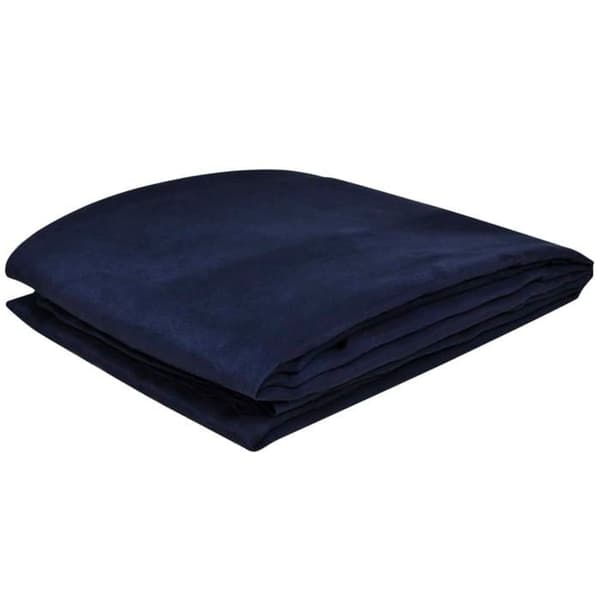 Maison Exclusive - Sofaovertræk i mikrofiber, marineblå 140x210 cm