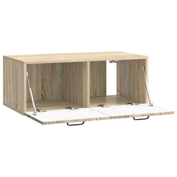 Exklusivt Hem - Väggmonterad TV-möbel Väggmontering Ek Sonoma 78,5 x 41 x 30 cm