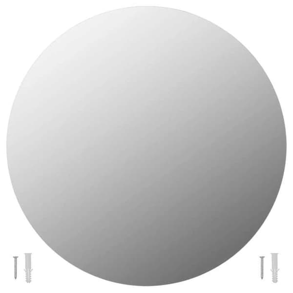 Maison Exclusive - Rund väggspegel 50 cm Glas