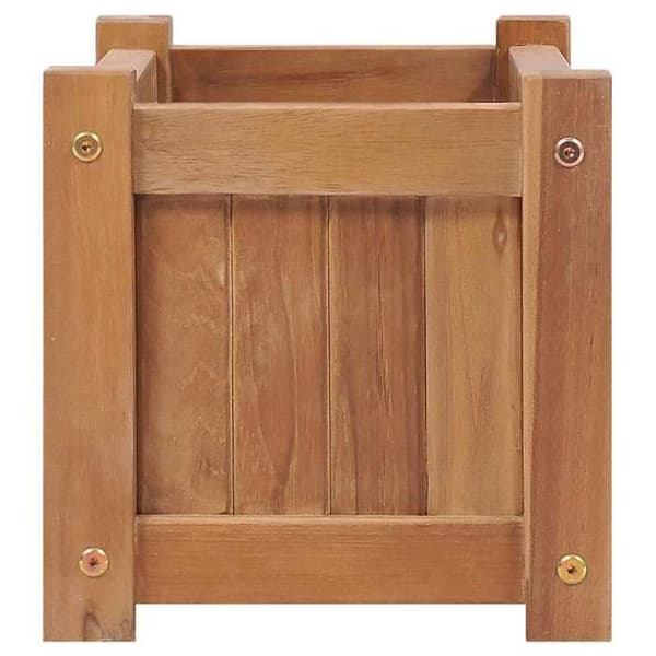Maison Exclusive - Hævet seng 50x25x25 cm Solid teaktræ
