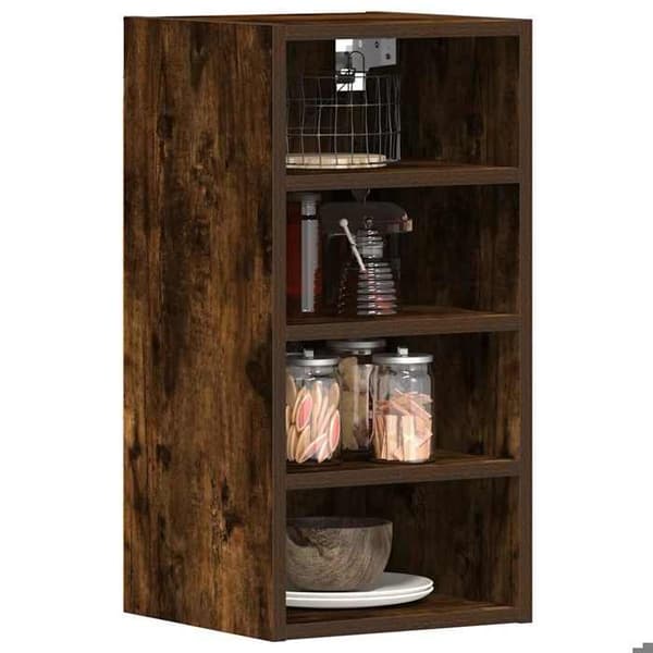 Maison Exclusive - Hængeskab "Riga" Røget eg 30 x 29,5 x 60 cm Ingeniørtræ