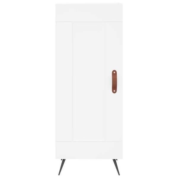 Maison Exclusive - Buffé hög Vit 34,5x34x180 cm Ingenjörsträ