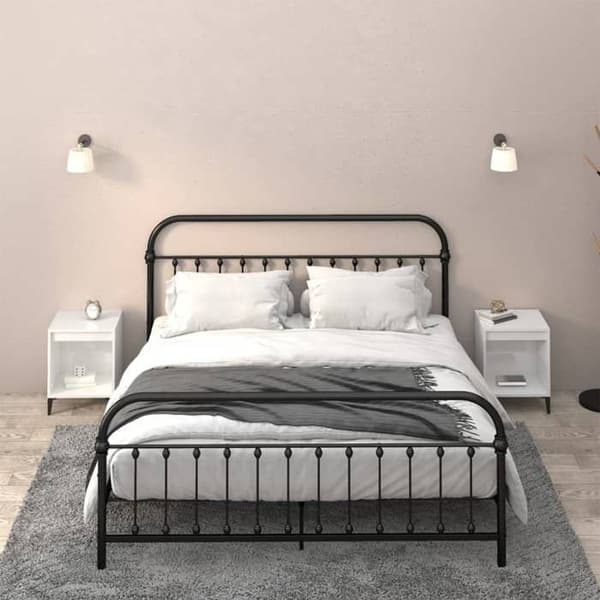 Maison Exclusive - Sängbord 2 st Vit blank 40x35x50 cm