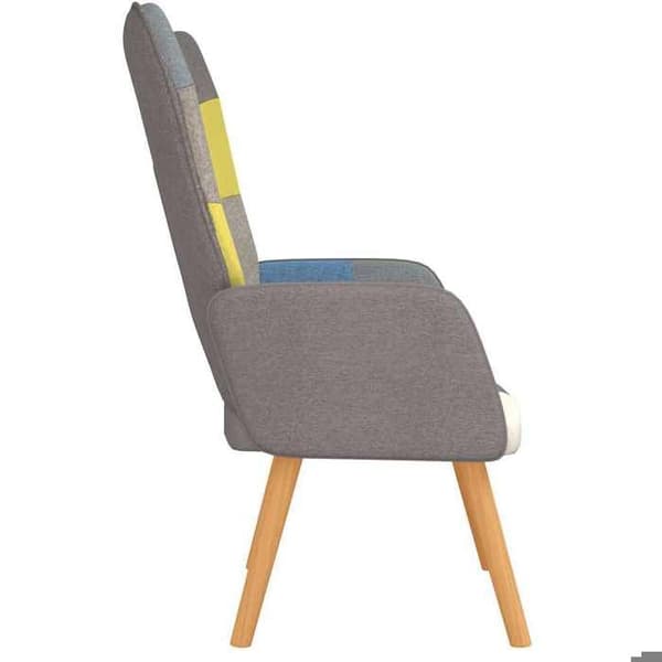 Maison Exclusive - Patchwork-kangas rentoutumistuoli