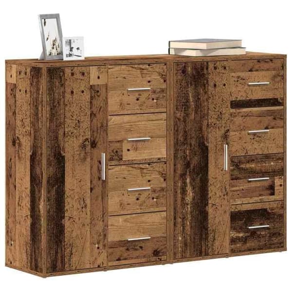 Buffet - EKSKLUSIVT HUS - 60 x 31 x 84 cm - Ingeniørtræ - Moderne - Ridsefast