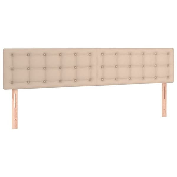 Maison Exclusive - Laatikko sängynpohja ja patja Cappuccino 200x200 cm