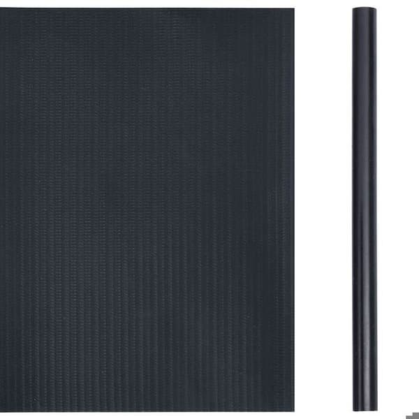 Maison Exclusive - PVC integritetsband 35 x 0,19 m Mörkgrå matt matt mörkgrå