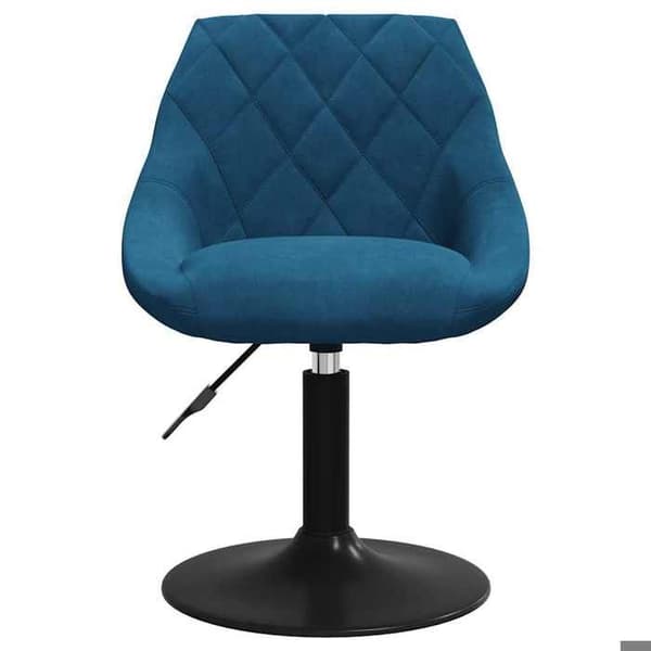 Maison Exclusive - Spisestol Blå Velour