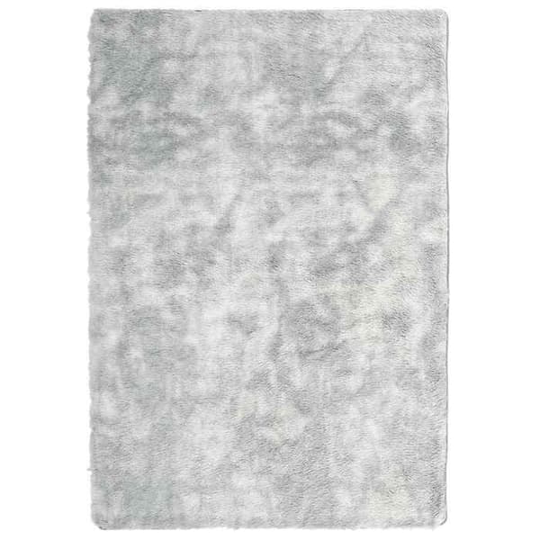 Tæppe - MAISON EXCLUSIVE - NAVARRA - 200x290 cm - Sølvgrå - Polyester shaggy Silvergrå