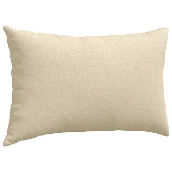 Inomhuskuddar - EXKLUSIVT HEM - 2 st 50 x 30 cm - Kräm - Dragkedja - Polyesterfyllning Grädde