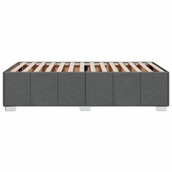 Maison Exclusive - Sengebund uden madras mørkegrå 80x200 cm stof mörkgrå