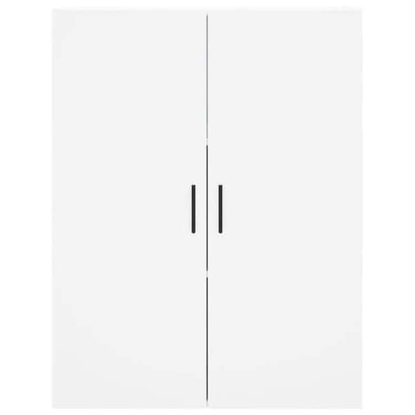 Maison Exclusive - Buffé hög Vit 69,5x34x180 cm Ingenjörsträ