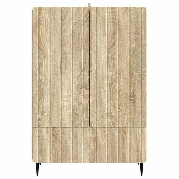 Maison Exclusive - Buffé Ek Sonoma 66 x 34,5 x 97 cm Ingenjörsträ