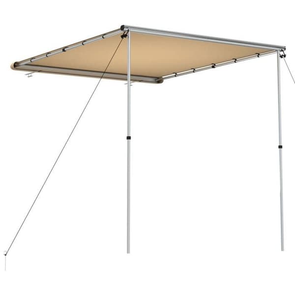 Maison Exclusive - Campingbil och husvagnsmarkis 2,4x2,5x2,15 m Beige