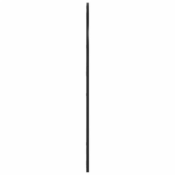 Maison Exclusive - Svart väggspegel 80x100 cm järnbåge