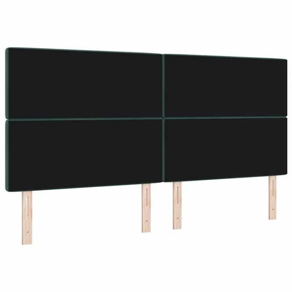 Maison Exclusive - Mörkgrön sänggavel 200 cm Sammet