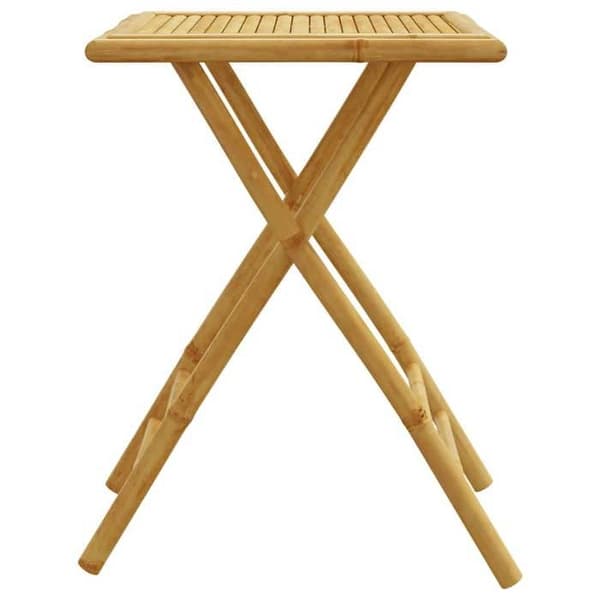 Maison Exclusive - Fällbart trädgårdsbord 55x55x75 cm bambu