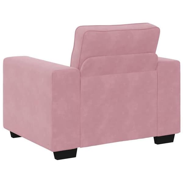 Maison Exclusive - Sofa stol rosa 100x77x82 cm velour