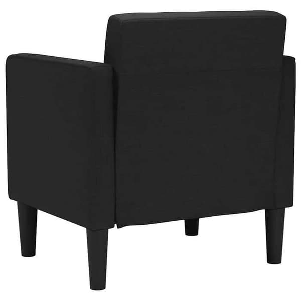 Maison Exclusive - Sofa stol med armlæn i sort stof 53 cm