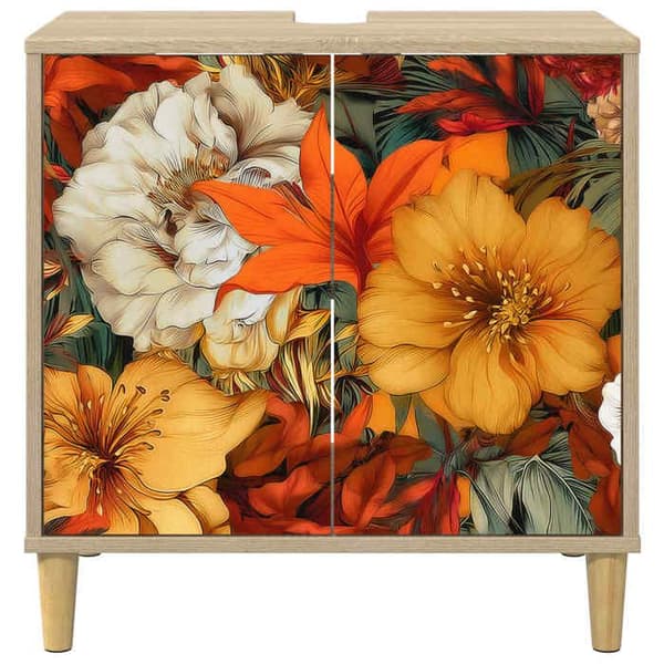 Maison Exclusive - Badrumsskåp GENNEP Sonoma 60 x 40 x 60 cm