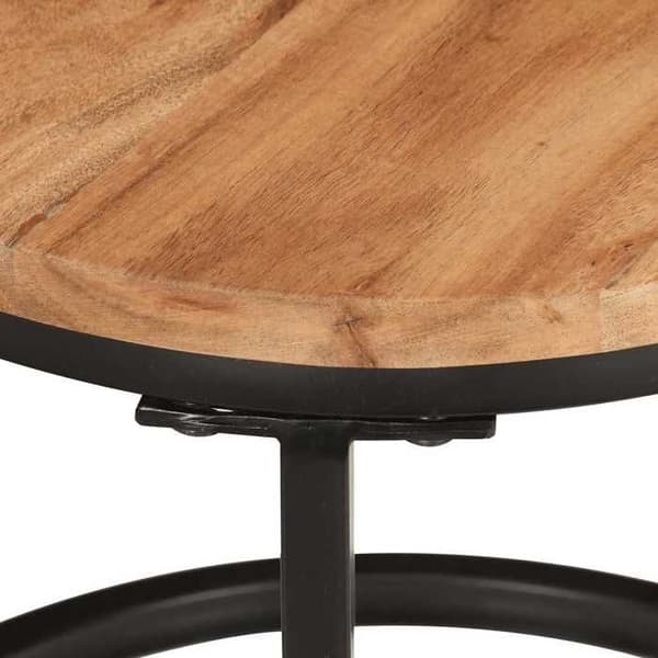 Maison Exclusive - 3-delars bord i massivt akaciaträ