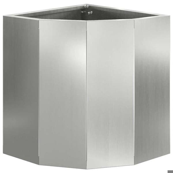 Maison Exclusive - Silverhörnkruka 30 x 30 x 35 cm Galvaniserat stål