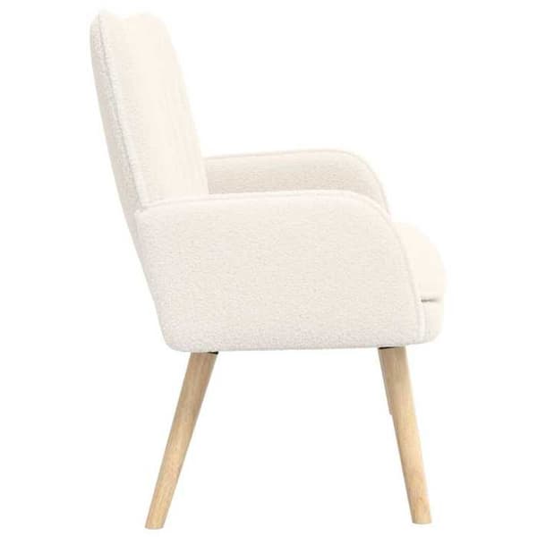 Maison Exclusive - Soffa 2 platser Crème 115 x 61 x 87 cm Bouclé