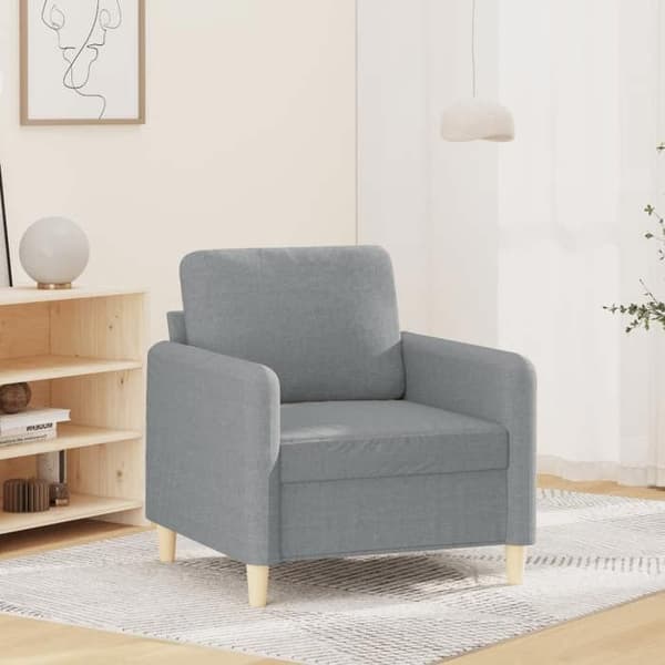 Maison Exclusive - Lys grå stol 60 cm Stof