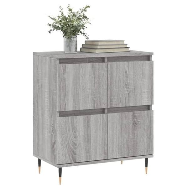 Maison Exclusive - Buffet Sonoma grå 60x35x70 cm Ingenjörsträ