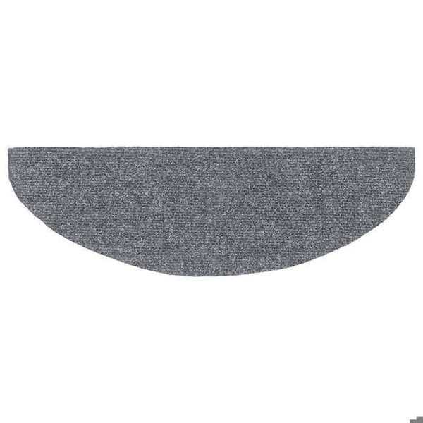 Maison Exclusive - Selvklæbende trappe tæpper 20 stk 65 x 21 x 4 cm Lys grå Halvmåne Stor