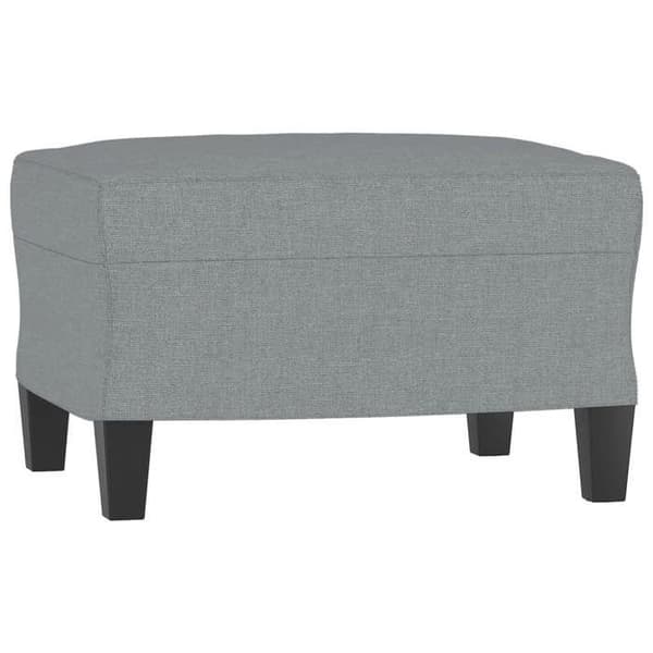 Maison Exclusive - Sæt af 4 sofaer med puder Lys grå Stof