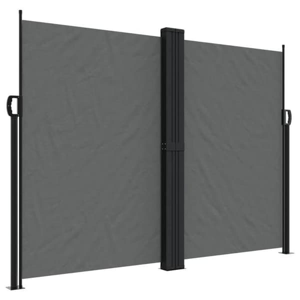 Maison Exclusive - Retractable sidokåpa antracit 180x600 cm