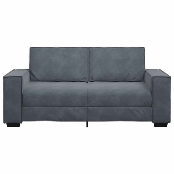 Maison Exclusive - Sofa 2 pladser mørkegrå 180 x 78 x 84 cm velour