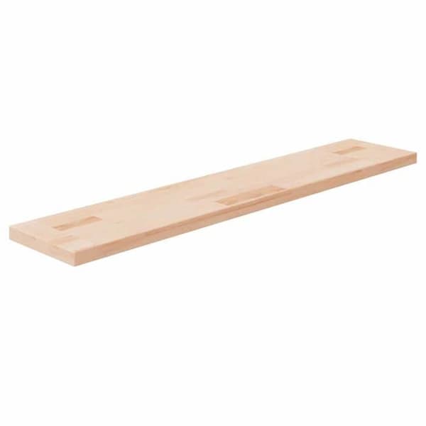Maison Exclusive - Hyldepanel 100x20x2,5 cm Ubehandlet massivt egetræ