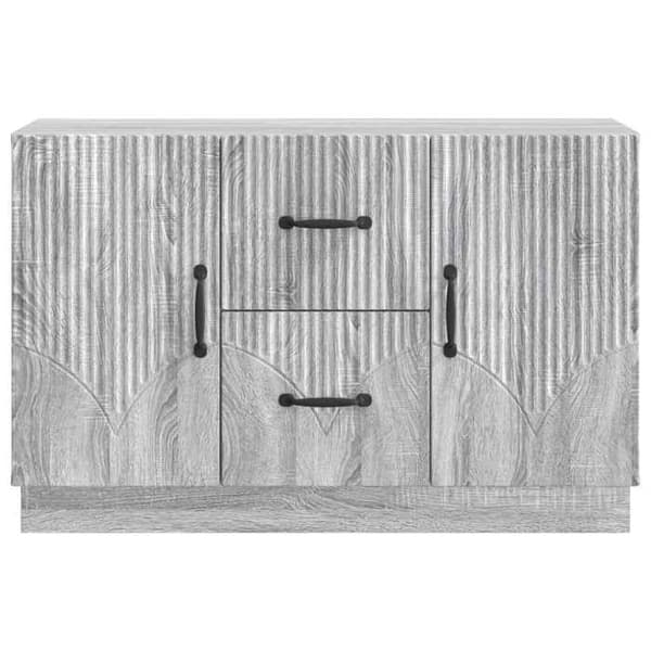 Maison Exclusive - Buffet Sonoma grå 89 x 34,5 x 57 cm Ingeniørtræ
