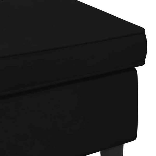 Maison Exclusive - Puff Svart 55 x 35 x 41 cm Sammet