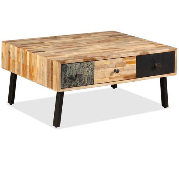 Maison Exclusive - Bæredygtig massiv teaktræ sofabord 90x65x40 cm