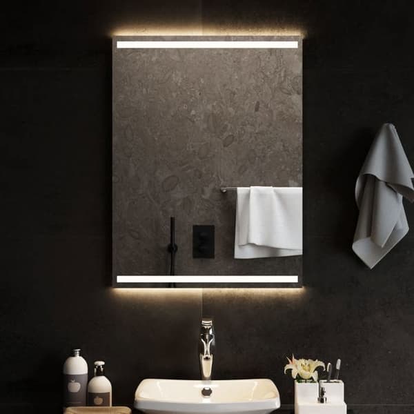 Maison Exclusive - LED-badrumsspegel 60x80 cm