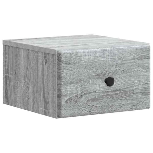 Maison Exclusive - Sonoma harmaa seinähyllyyöpyöre 34,5 x 33 x 20 cm