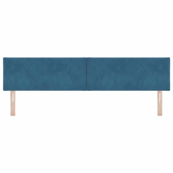 Maison Exclusive - Hovedgærde Mørkeblå 200 cm Velour