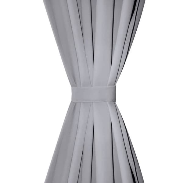 Valoeste - Maison Exclusive - Metalliset silmukat - 135 x 175 cm - Harmaa Grå